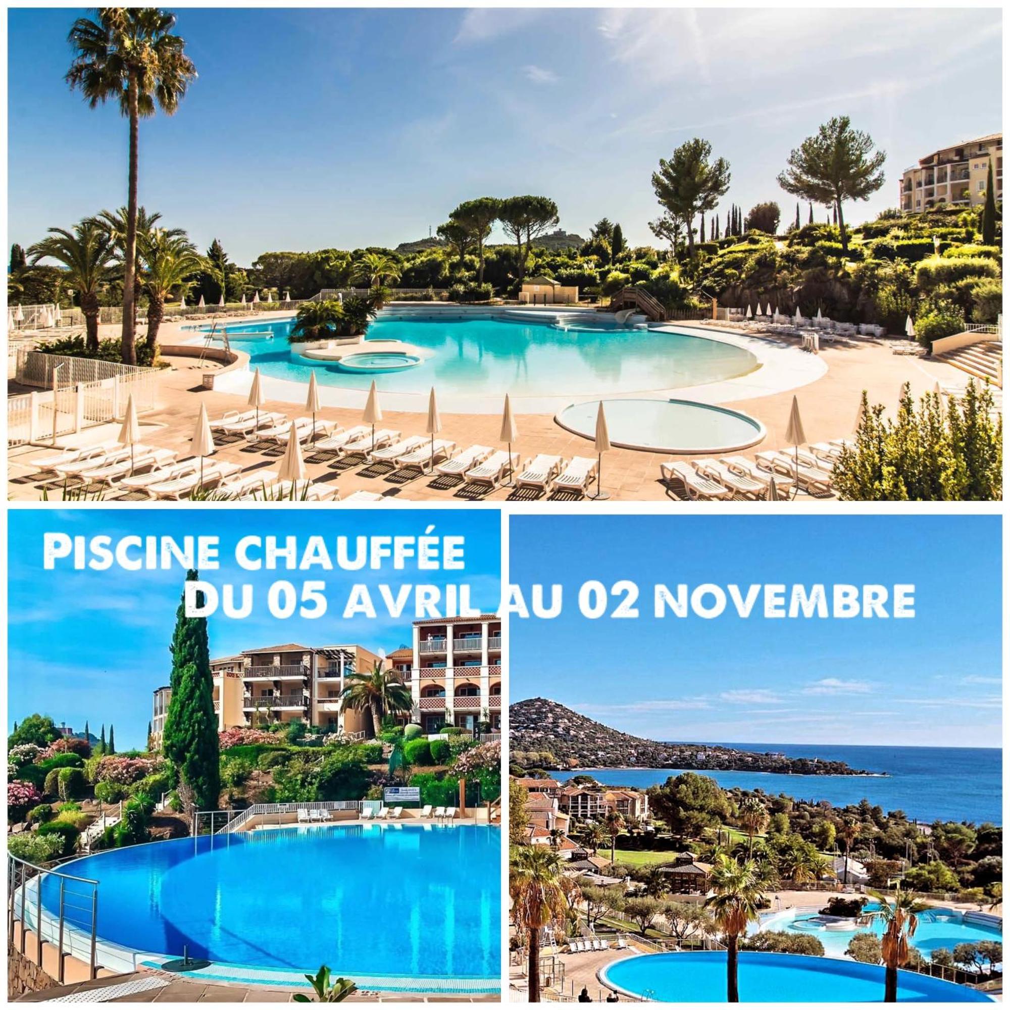 T2 En Rez De Jardin Privatif Cloture , Cap Esterel Pierre Et Vacances ,Piscine Chauffee Des Le 05 Avril Au 02 Novembre Saint-Raphael (Var) Exterior foto